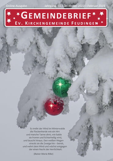 Gemeindebrief Dezember 2022