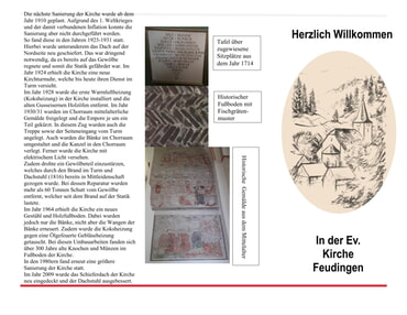 Flyer Feudinger Kirche